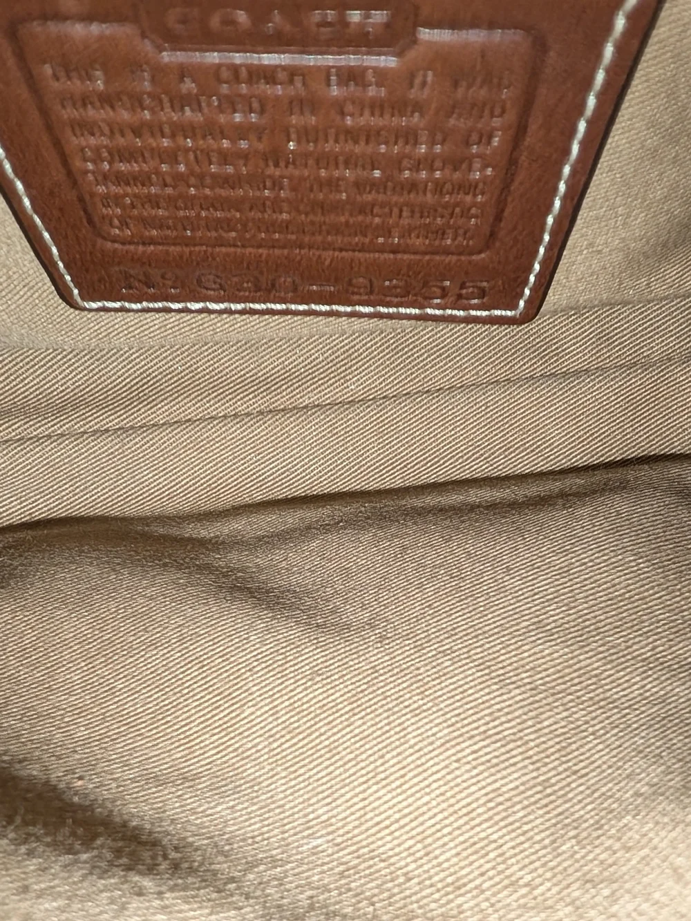Vintage Coach Bleecker Crossbody Bag